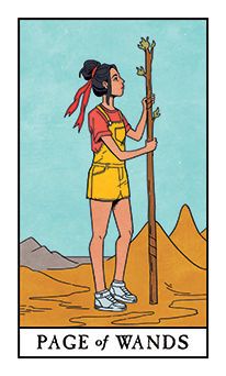 Modern Witch Tarot Deck, Modern Witch Tarot, Deck Modern, Witches Tarot Deck, Page Of Wands, Tarot Decks Art, Tarot Horoscope, Wands Tarot, Witch Tarot