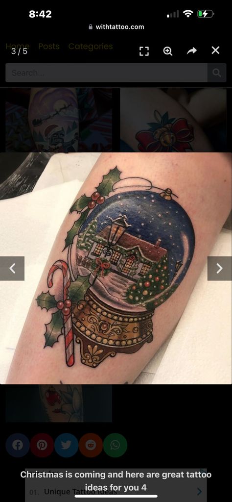 Halloween Snow Globe Tattoo, Snow Globes Tattoo, Christmas Snow Globe Tattoo, Traditional Snow Globe Tattoo, Snow Globe Tattoo, Snowglobe Tattoo, Snowglobe Drawing Christmas, Snow Globe Sketch, Old Style Tattoos