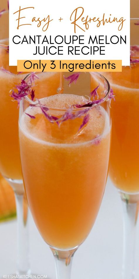 Melon Drink Recipes, Cantaloupe Juice Recipes, Cantaloupe Drink, Melon Juice Recipe, Cantaloupe Juice, Cantaloupe Smoothie, Melon Juice, Cantaloupe Recipes, Melon Recipes