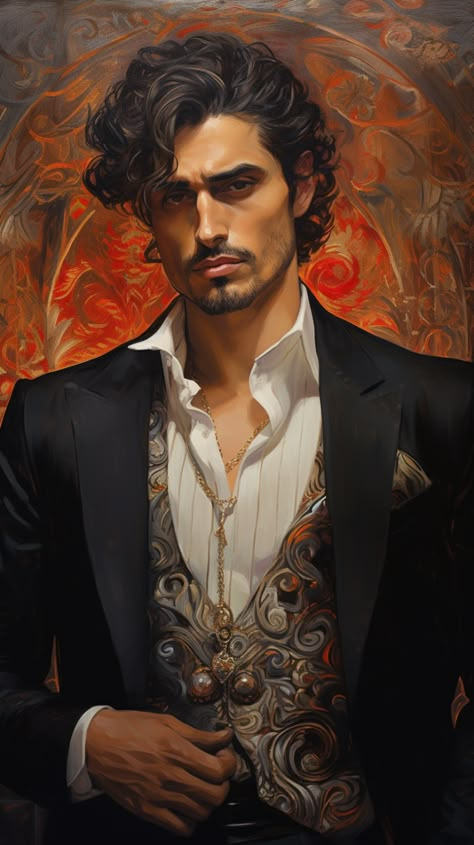 Portuguese handsome Guy man boy #Portuguese #handsome #man #midjourney Portuguese Warrior, Victorian Hairstyles Men, Dark Fantasy Male, Black And Grey Hair, Male Vampire, Dark Haired Men, Romantic Men, Spanish Men, Gothic Men