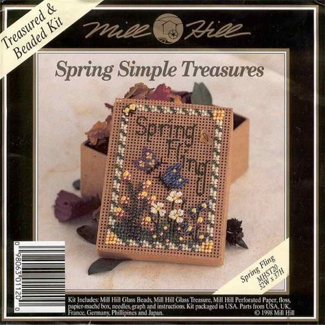 Mill Hill Cross Stitch Gallery.ru, Mill Hill Cross Stitch, Mill Hill, Perforated Paper, Spring Fling, Bead Kits, Glass Beads, Craft Ideas, Cross Stitch