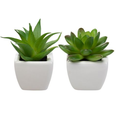 Set Of 8 Small Green Succulent Artificial House Plants Ceramic Pots Home Office *** Check this awesome product by going to the link at the image. (This is an affiliate link) White Green House, Artificial House Plants, Green House Plants, Green Home Accessories, Accessories Ceramic, Green Succulents, Pots Ceramic, Home Decor Green, Ceramic Home Decor