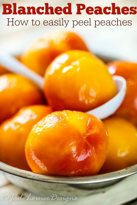 Peel Peaches, Freezing Peaches, Fresh Peach Recipes, How To Peel Peaches, Canning Peaches, Peach Recipes, Fresh Peaches, Healthy Recipies, Peach Recipe