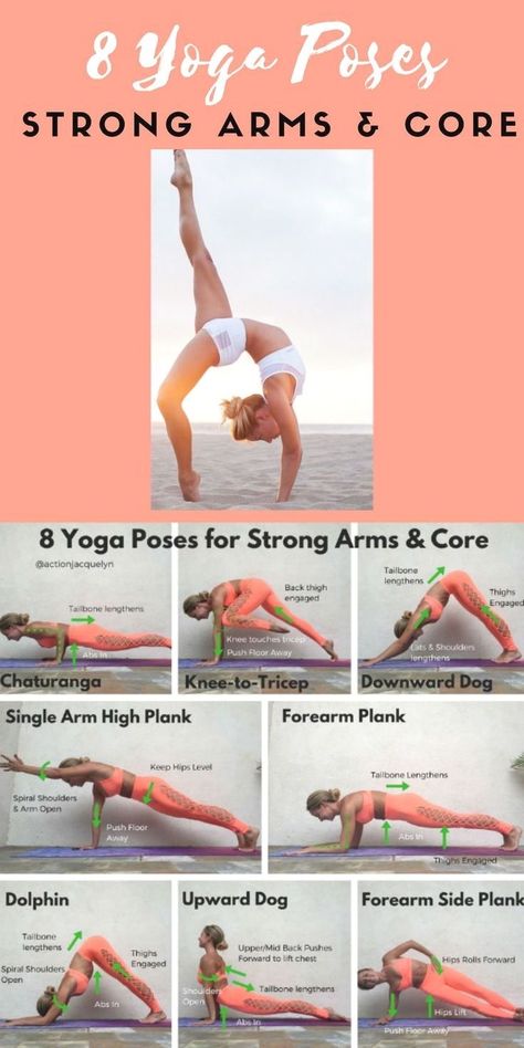 Quick Yoga, Ashtanga Vinyasa Yoga, Strength Yoga, Muscle Abdominal, Yoga Beginners, Resep Diet, Fitness Outfits, Strong Arms, Fitness Plan