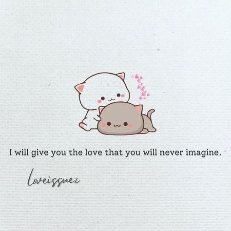 Dudu Bubu Love Quotes, Imagination Love Quotes, Bubu Dudu Quotes, Cats Love Quotes, Cat Love Quotes, Love Comic, Romantic Comics, Happy Quotes Smile