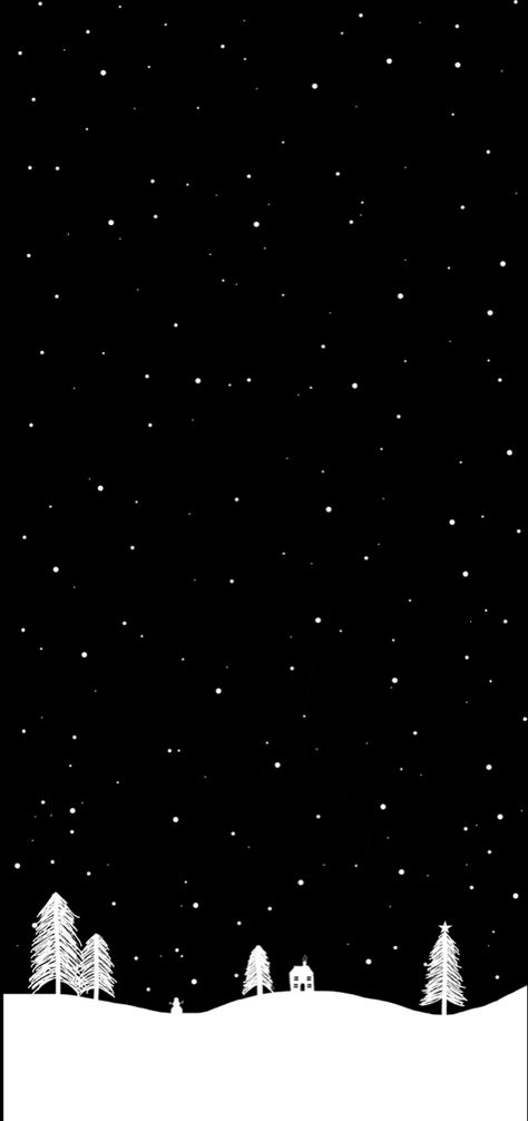 I Phone Wallpaper Winter, Christmas Wallpaper Black Background, Black Christmas Wallpaper Aesthetic, Simple Winter Wallpaper Iphone, Dark Winter Wallpaper Iphone, Winter Themed Backgrounds, Black And White Christmas Background, Simple Christmas Phone Wallpaper, Plain Christmas Wallpaper Iphone