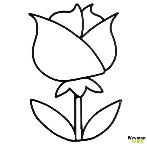 Dibujos de flores para colorear e imprimir gratis Acrylic Painting Ideas For Beginners, Beginner Drawing Lessons, Markers Drawing Ideas, Rose Coloring Pages, Easy Flower Drawings, Easy Disney Drawings, Easy Drawings For Beginners, Painting Ideas For Beginners, Acrylic Painting Ideas