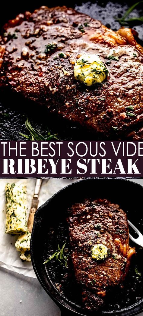 Well Done Steak, Sous Vide Steak Recipe, Beef Rib Steak, Sous Vide Ribeye, Instant Pot Sous Vide, Steak Temperature, Rib Eye Recipes, Sous Vide Steak, Ribeye Steak Recipes