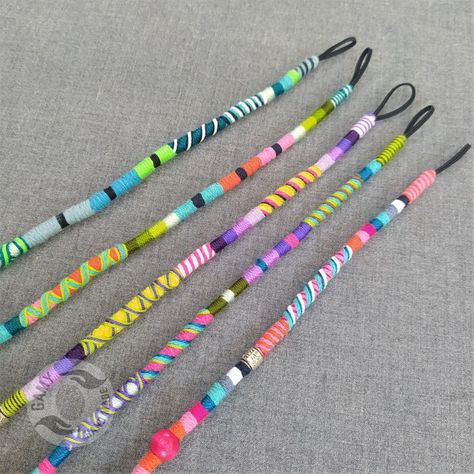 Coloured Hair Braid Extensions, How To Make Hair Wraps, Cute Hair Wraps, Hair Wrap Patterns, Hair Wraps Thread Ideas, Hair Wrap Designs, Removable Hair Wrap, Thread Braids, Hair Wraps Thread