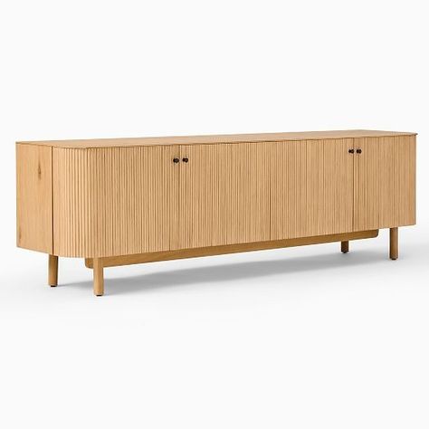 media cabinet | West Elm Mid Century Tv, Modern Media Console, Media Storage Cabinet, Media Consoles, Hide Cords, Media Furniture, Tv Stand Wood, Media Cabinet, Media Storage