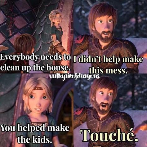 Httyd Funny, Dragon Memes, Hiccup And Astrid, Funny Disney Jokes, Httyd Dragons, Dragon Trainer, Disney Jokes, Hiccup, Disney Memes