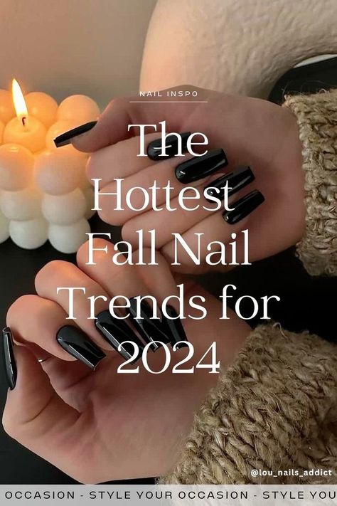 2024 Fall Nail Trends. Looking for trendy fall nail design ideas for 2024? You’re in the right place! Discover the latest fall nail trends we're excited about. Whether it’s chic and simple autumn nail designs or stylish brown nails and acrylic nails, we have all the inspiration you need for beautiful nails this fall. Summer Fall Nails 2024, Fall Acrylic Nails 2024, Trendy Nails Ideas 2024, 2024 Autumn Nails, Fall Nails 2024 Trends, Fall Nail Trends 2024, Nails 2024 Fall, Nails Fall 2024, 2024 Fall Nail Trends