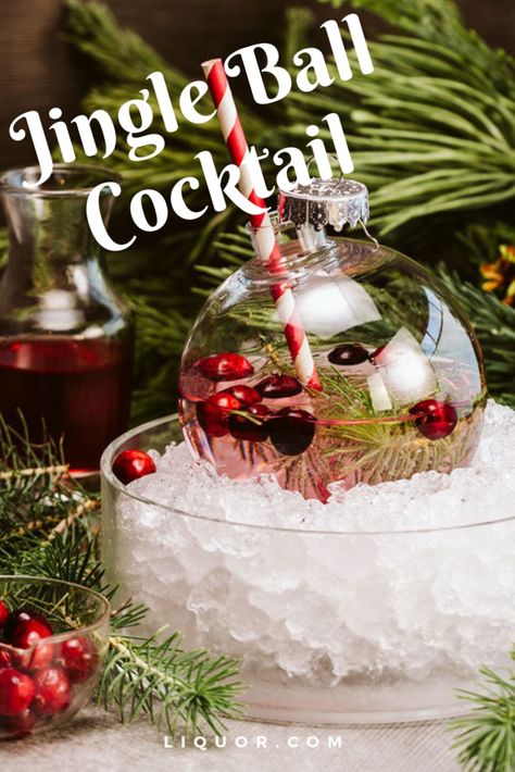 This season, squeeze a little more fun from your holiday flora with this pine-infused cocktail. All you need are a few fresh twigs, a bottle of vodka and enough imagination to get you through the next six weeks in one piece. Here’s to branching out! Fireball Drinks, Navidad Natural, Cranberry Cocktail, Christmas Cocktail, Festive Cocktails, Christmas Cocktails, Holiday Cocktails, Cocktail Making, Holiday Drinks