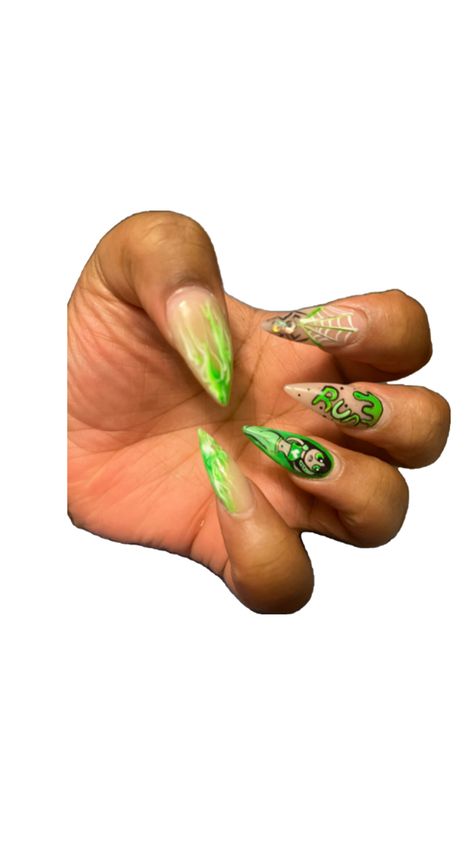 Buttercup Nails, Stiletto Nail Art, Nail Art, Nails, Halloween, Art, Nail Arts