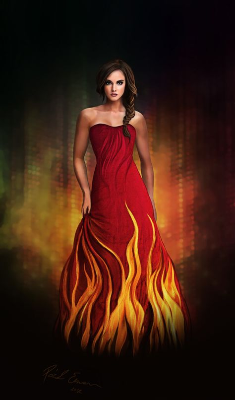 Katniss Fire Dress, Fire Dress, Katniss Everdeen, Designer Clothing, For Women, Red