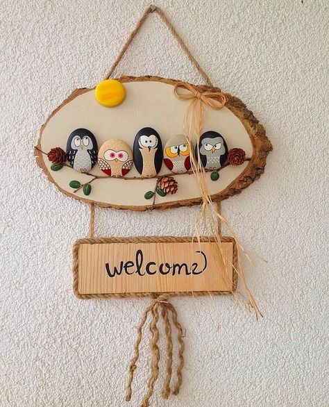 Welcome Home Ideas, Diy Rock Art, Cute Diy Room Decor, Diy Gift Set, Diy Crafts For Adults, Garden Crafts Diy, Art Decor Diy, Quilling Paper Craft, Diy Crafts To Do