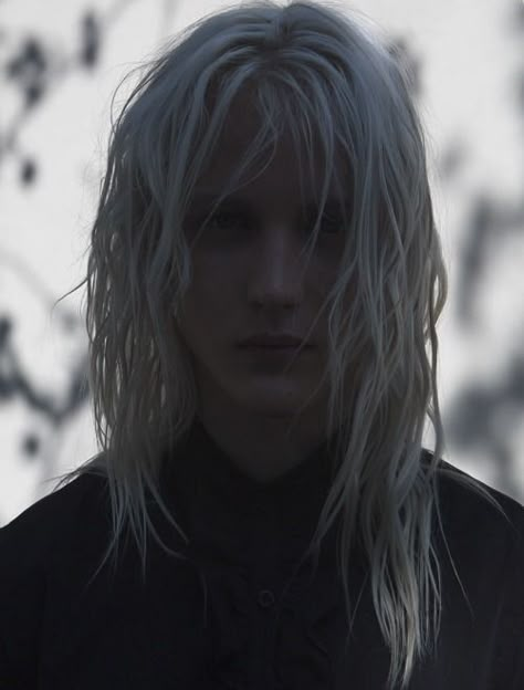 Dylan Fosket, White Hair Men, Long White Hair, Face Reference, Long Blonde, Fantasy Aesthetic, House Of The Dragon, White Hair, The Dragon