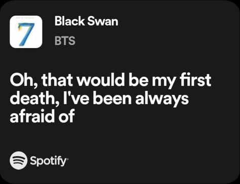 Black Swan Lyrics, Black Swan Bts, Bts Black Swan, Cd Idea, Black Song, Hiphop Dance, Quotes Lockscreen, Bts Black, Bts Lyrics