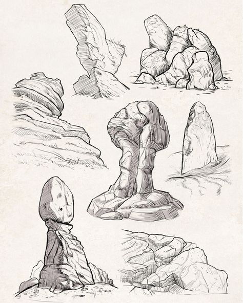 Sketches: Rocks 3 #inktober #inktober2019 #drawing #sketch #art #illustration #sketches #lineart #rock Boulder Drawing, Drawing Rocks, Directory Design, Paint Rock, Design Jobs, Sketch Art, Illustration Sketches, Drawing Sketch, Design Assets