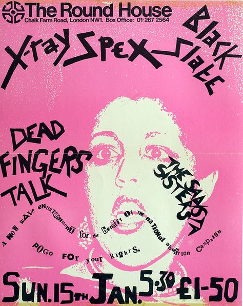 The Punk Aesthetic Has its Graphic Design Day - Print Magazine Xray Spex Poster, Punk Fliers, Punk Graphic Design, Punk Zine, Poly Styrene, London January, Poster Grafico, Punk Flyers, Krewella