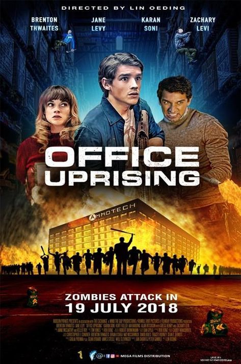 Mind the GAP Productions Lydiard Films Rumble Riot Pictures Office Uprising, Jane Levy, Brenton Thwaites, Fate Of The Furious, You Are Next, Zombie Attack, Dog Movies, English Movies, The Expendables