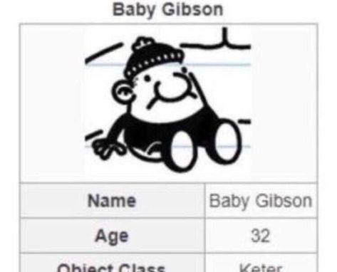 My bf wants me to kill Baby Gibson Wimpy Kid Books, Scp Foundation, Wimpy Kid, Zoo Wee Mama, Kid Memes, Expecting Baby, Very Funny Pictures, Really Funny Pictures, On The Floor