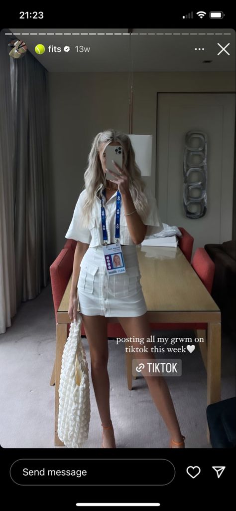 Morgan Riddle, Tennis Match, Australian Open, Everyday Outfits, Style Icons, Fashion Inspo, My Style, Outfit Inspo