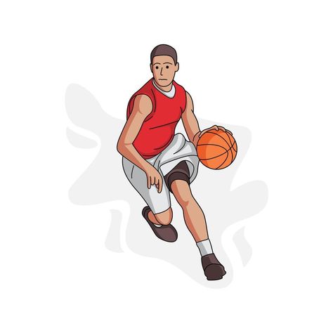 Character of illustration basketball Basketball Animation, Basketball Illustration, Basketball Background, Basketball Pictures, Vector Character, Vector Art, Basketball, For Free, Collage