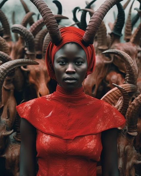 Witch Glamour, Afro Punk Fashion, African Royalty, Oh My Goddess, African Sculptures, Muse Art, Witch Outfit, African Inspired Fashion, Afro Women