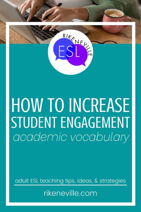 Learn how to use videos with your university-bound adult ESL students who need academic vocabulary. You'll love these ideas for improving their engagement in your academic vocabulary lessons. After all, academic vocabulary isn't just needed for their English proficiency exams--they'll also need it in their university classes. Help your adult ESL students learn more academic vocabulary! English Proficiency, Academic Vocabulary, Vocabulary Lessons, Esl Teachers, Esl Teaching, Teaching Strategies, Tips And Advice, Student Engagement, Teaching Tips