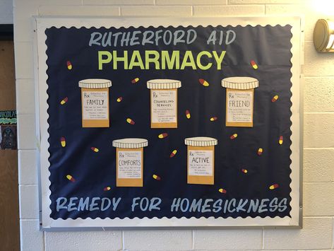 Pharmacy Bulletin Board Pharmacy Project Ideas, Pharmacy Classroom Ideas, Pharmacy Bulletin Board Ideas, Skipping Workout, College Bulletin Boards, Bulletin Boards Theme, Work Bulletin Boards, Ra Bulletins, Ra Bulletin Boards