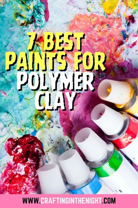 It is widely agreed that the best paints for polymer clay are water-based acrylic paints. Alcohol inks, mica powders, and oil paints also stand out as excellent options for this medium. Experimenting with different painting techniques and mediums can add a unique touch to your polymer clay creations. If it is your first time working with polymer clay and you are looking for some of the best options, take a look at the article.#art #polymerclay #paint #colors #artsupplies #craftinginthenight Can You Paint Polymer Clay, Paint Polymer Clay How To, How To Paint Polymer Clay Earrings, Polymer Clay Painting Techniques, Painting On Polymer Clay, Polymer Clay On Canvas, Paint Polymer Clay, Painting Polymer Clay, Different Painting Techniques