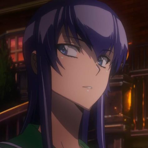 Saeko Busujima Icon, Saeko Busujima, Anime Highschool, School Of The Dead, Classic Anime, Hair Color Blue, The Dead, Anime Character Design, Anime Character