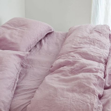 Experience luxury and comfort with our 100% Pure Linen Duvet Cover Set in stunning Lilac color. Handmade in India. Shop now for breathable, durable, and sustainable bedding at affordable prices. Materials: 100% Linen Care: Machine Wash Cold. Origin: Handmade in India. Size: Twin US: 63" W x 88" L Full US: 78" W x 88" L Queen US: 88" W x 90" L King US: 102" W x 90" L California King US: 104" W x 100" L - Choice of 3 piece duvet set or 4 piece sheet set - Hidden Zipper closure - 4 Corner Ties - Pr The Very First Night, Best Linen Sheets, Real Living Magazine, Linen Duvet Cover, Linen Quilt, Linen Sheets, Bed Sets, Linen Duvet Covers, Linen Duvet