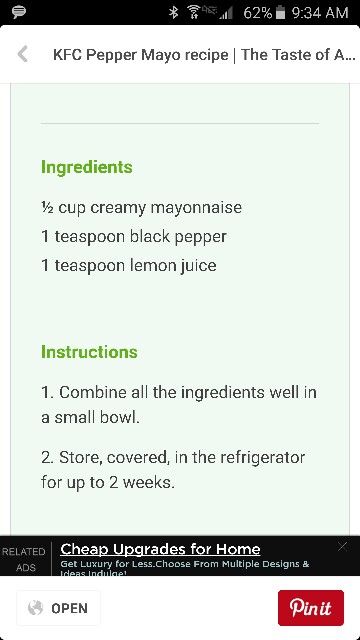 Kfc Pepper Mayo Recipe, Copycat Texas Roadhouse Peppercorn Sauce, Black Pepper Mayo, Pink Peppercorn Sauce, Pepper Mayo Recipe, Burger King Whopper Sauce Recipe, Pepper Mayo, Mayo Sauce, Mayo Recipe