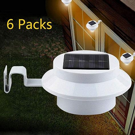 Panel Surya, Solar Powered Outdoor Lights, Solar Fence Lights, Solar Power Diy, Fence Lighting, Solar Lamp, Lighting Outdoor, Solar Cell, Solar Garden