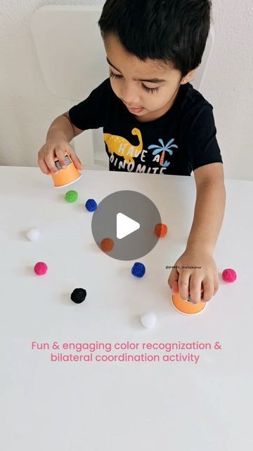 Cognition Activities For Adults, Bilateral Coordination Activities Kids, Bilateral Coordination Activities, Kids Play Ideas, Sped Activities, Concentration Activities, Color Activities For Toddlers, Play Therapy Activities, Coordination Activities