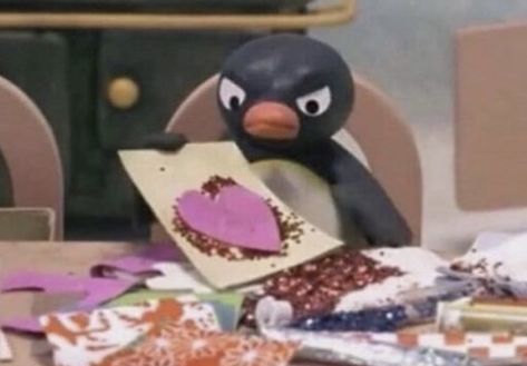 Pingu Memes, Pingu Pingu, Spotify Covers, Cartoon Memes, Random Photos, California Dreaming, Valentine Card, Cute Memes, Love Memes