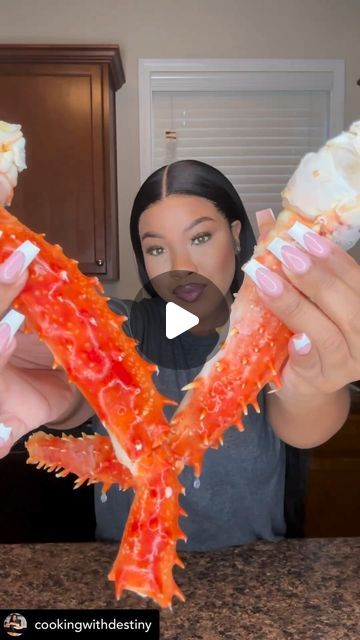 Fried Crab Legs Recipes, Snow Crab Legs Recipe Baked, Fried Crab Legs, Fried King Crab, Fried Crab, Crab Legs Recipe, Fried Seafood, King Crab Legs, King Crab