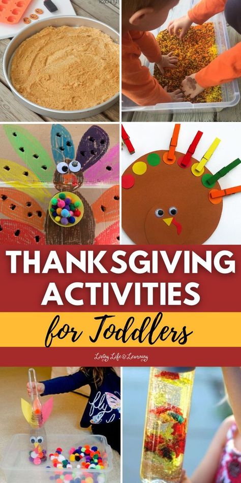 Thanksgiving Activities for Toddlers Homeschool Thanksgiving Ideas, Thanksgiving Toddler Crafts, Thanksgiving Themed Activities, Thanksgiving Activities For Toddlers, Thanksgiving Toddler Activities, Homeschool Thanksgiving, Thankful Activities, Thanksgiving Arts And Crafts, Fall Activities For Toddlers