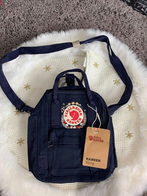 https://www.etsy.com/listing/826707148/embriodered-fjallraven-kanken-sling-mini?ref=shop_home_active_4&frs=1 Fjallraven Kanken Sling Bag, Aesthetic Kanken, Fjallraven Kanken Sling, Kanken Sling Bag, Sling Bag Aesthetic, Kanken Sling, Mochila Fjallraven Kanken, Sling Bag Mini, Cute Mini Bags