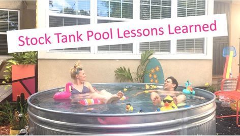 Pool Lessons, Stock Tank Swimming Pool, Tank Swimming Pool, Stock Pools, Diy Stock Tank, Stock Tank Pool Diy, Pool Diy, Living Pool, Pool Skimmer