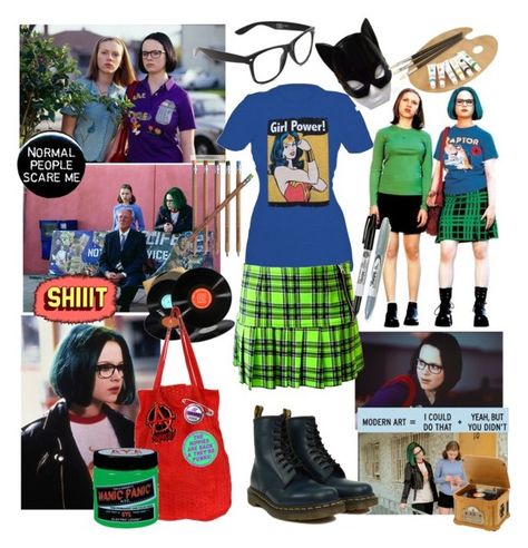 "Ghost World" by aquabatgirl ❤ liked on Polyvore featuring DC Shoes, Dr. Martens, Crate and Barrel, CO, Something Else, Manic Panic, dr. martens, plaid, enid and art Ghost World Movie, Ghost World, Duo Costumes, Shoes Dr Martens, Manic Panic, Extraordinary Life, Movie Collection, Dc Shoes, Pretty Shoes