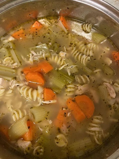 Métis Foodiés | Homemade Chicken Noodle Soup for supper | Facebook Homemade Chicken Noodle, Chicken Noodle Soup Homemade, Chicken Noodle Soup, Chicken Noodle, Noodle Soup, Soups, Noodles, Chicken, Quick Saves