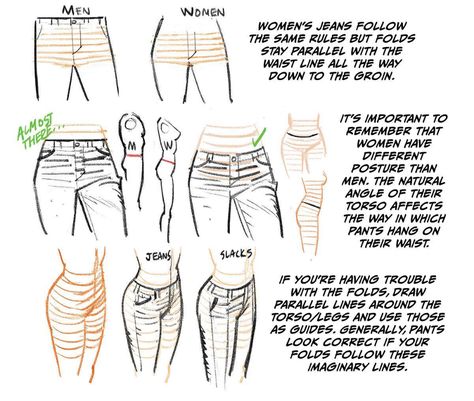 #ComicProTip from Greg Smallwood. Greg Smallwood, one of Syfy’s top 30… | by Crypto Collectibles | Medium Drawing Pants, Pants Reference, Greg Smallwood, Reference For Drawing, Jean Pants, Anatomy Reference, Drawing Clothes, Art Practice, Comic Book Artists