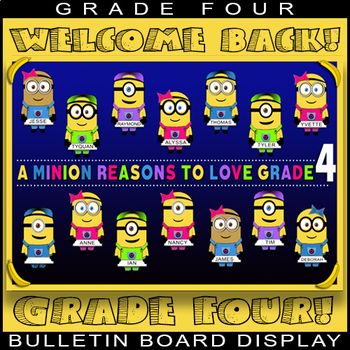 Despicable Me Bulletin Board, Grade 1 Bulletin Board, Minion Door Decorations, Minion Bulletin Board, Minion Door, Minion Classroom Theme, Pumpkin Walk, Physical Education Bulletin Boards, Minion Classroom