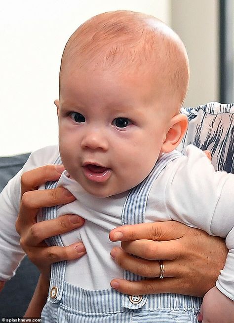 How Archie will look when he grows up | Daily Mail Online Prince Harry Pictures, Archie Harrison, News South Africa, Meghan Markle And Prince Harry, Pictures Of Prince, Desmond Tutu, Prince Harry And Megan, Africa Tour, Meghan Markle Prince Harry