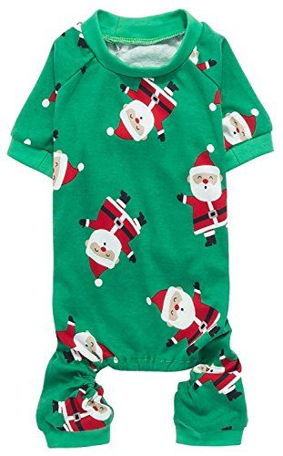 Cute Santa Claus Xmas Pet Clothes for Dog Pajamas Soft Ch... https://smile.amazon.com/dp/B01N078SEB/ref=cm_sw_r_pi_dp_U_x_.rapAbKTDV45H Dog Christmas Clothes, Clothes For Dogs, Cute Santa Claus, Green Santa, Pajama Outfits, Cat Pajamas, Cute Santa, Dog Pajamas, Christmas Pjs