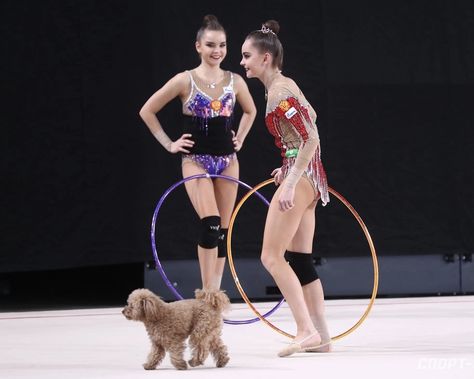 Ritmic Gymnastic, Dina And Arina Averina, Averina Twins, Rhythmic Gymnastics Training, Rhythmic Gymnastics Costumes, Rhythmic Gymnast, Gymnastics Costumes, Gymnastics Training, Rhythmic Gymnastic