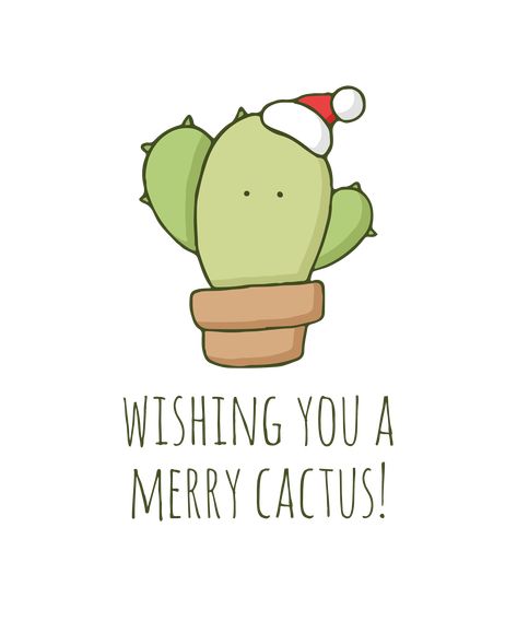 Cactus Puns Funny, Cute Christmas Puns, Cactus Puns, Christmas Card Puns, Kids Lunch Box Notes, Holiday Puns, Christmas Cards Drawing, Xmas Drawing, Cute Christmas Cards